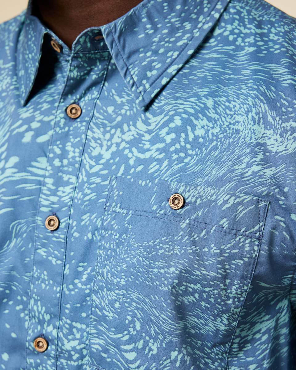 Estival Button Up Shirt - Print - Men's — image 26