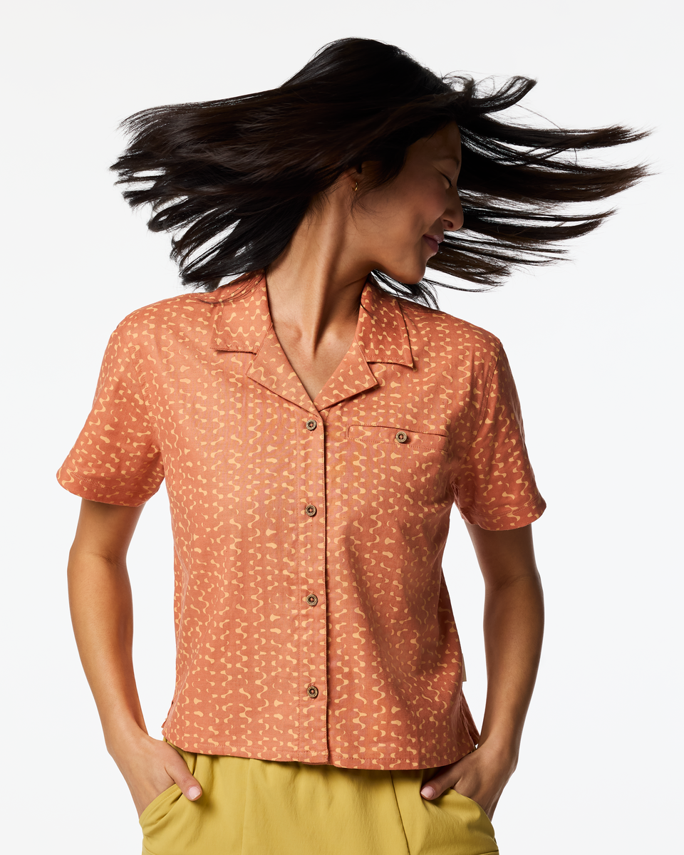 Afuera Button Up Shirt - Print - Women's — image 7