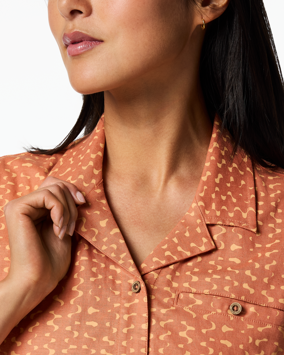 Afuera Button Up Shirt - Print - Women's — image 10