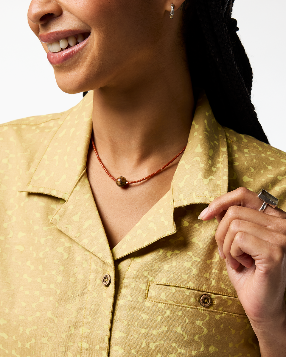 Afuera Button Up Shirt - Print - Women's — image 17