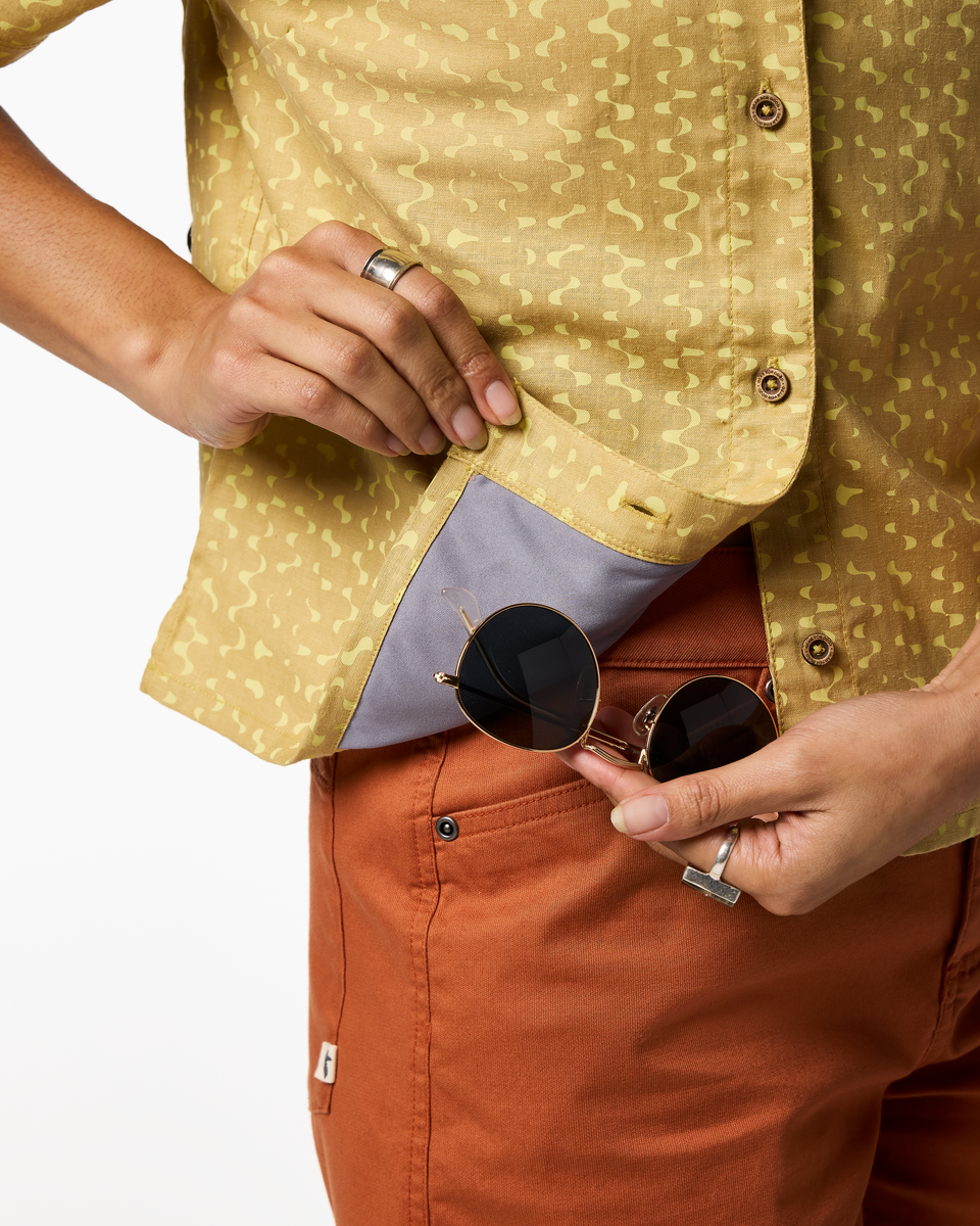 Afuera Button Up Shirt - Print - Women's — image 18